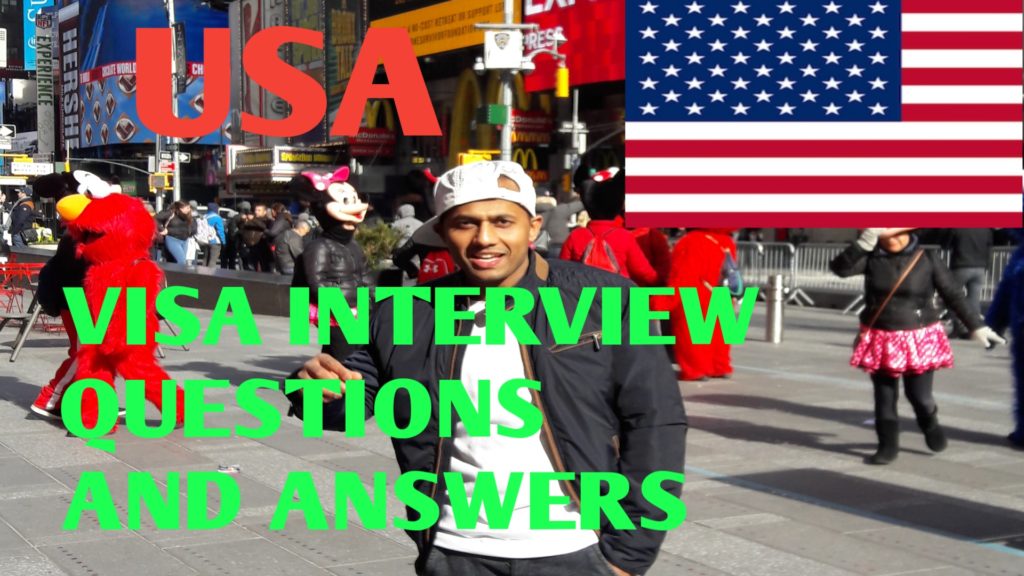 USA Flag with a boy with cap in New York City .
C1D VISA INTERVIEW QUESTIONS AND ANSWERS
