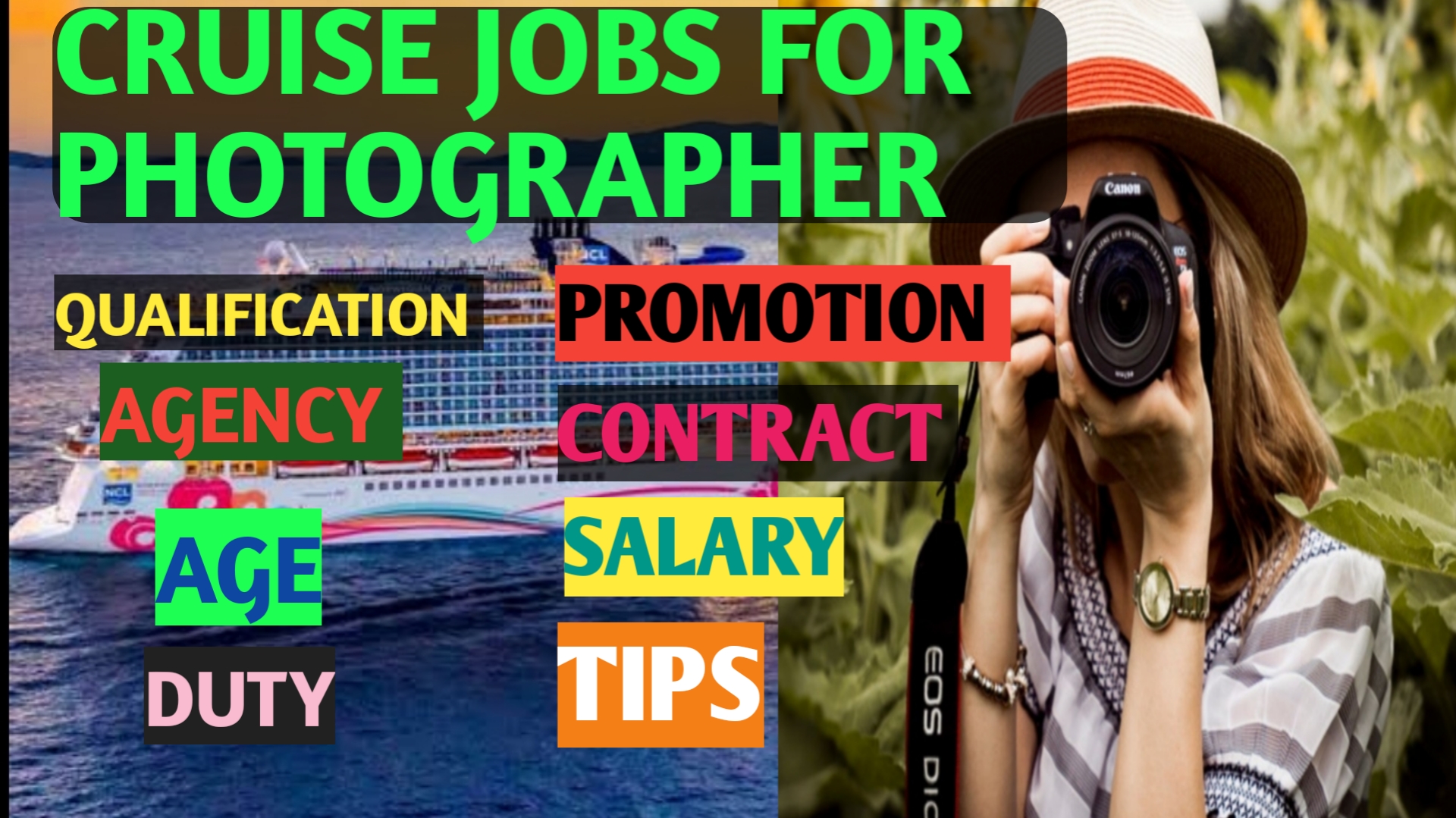 cruise photography jobs